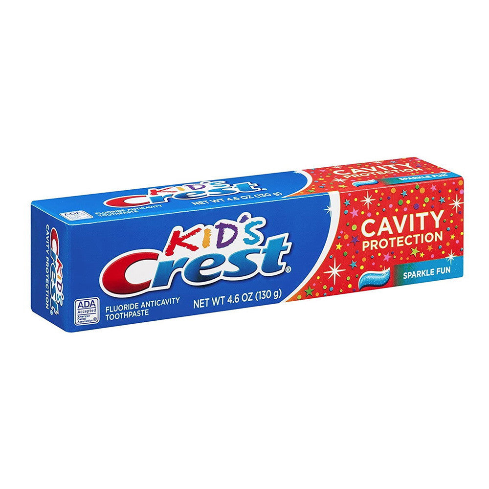 Crest Kid's Fluoride Anticavity Toothpaste, Sparkle Fun Flavor, 4.6 Oz
